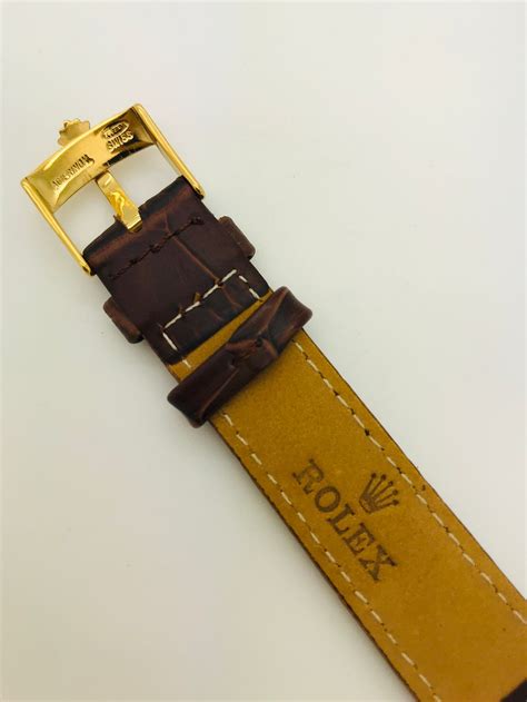 rolex leather strap watches ladies|genuine rolex leather watch straps.